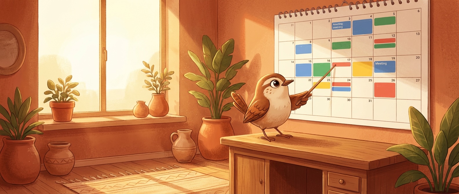 Gestisci Google Calendar o Outlook Calendar da WhatsApp